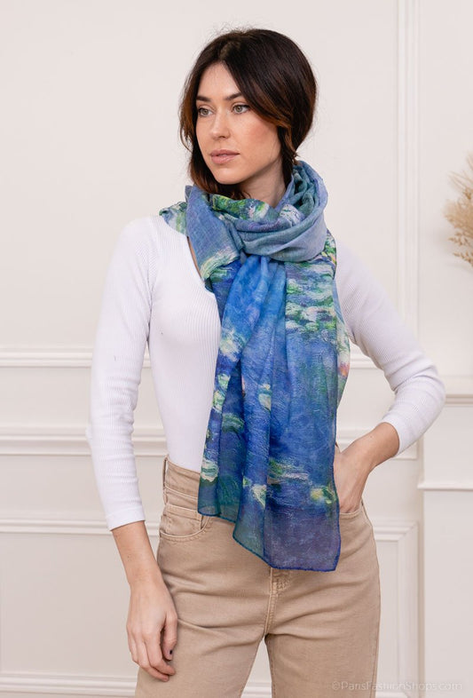 High Quality Women Printed Scarf Wrap Ladies Stole Women's Scarves Lightweight image 0