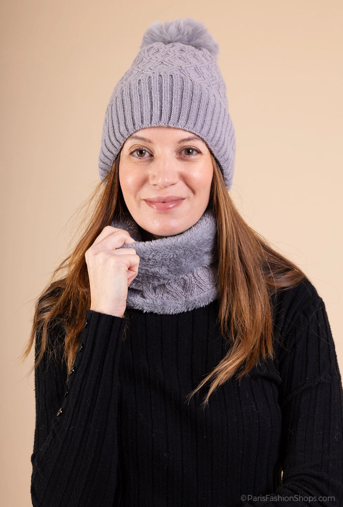 Hat Neck Warmer Set