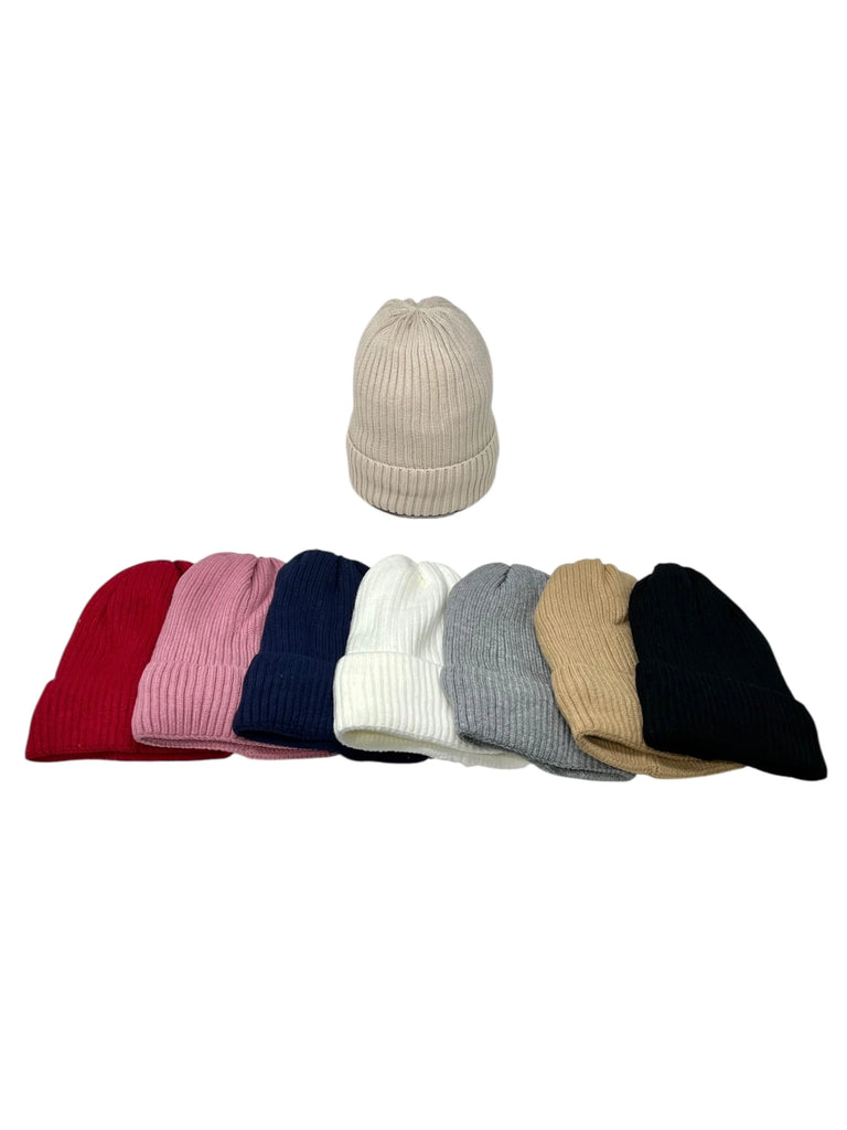 Faux Fur Pompom Warm Hat
