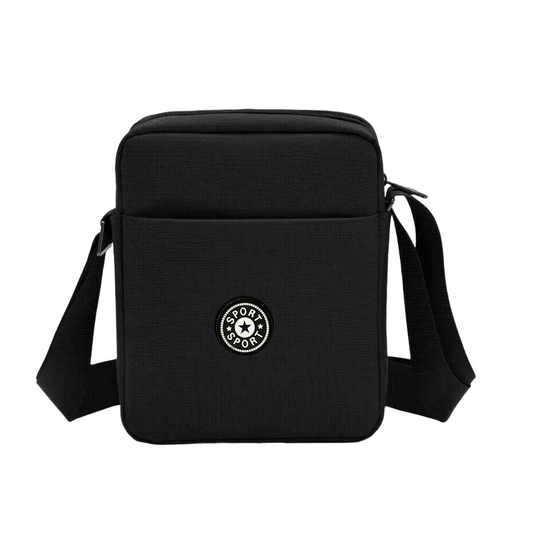 Unisex Black Bag Shoulder Crossbody Side bag Waterproof Messenger Work image 0