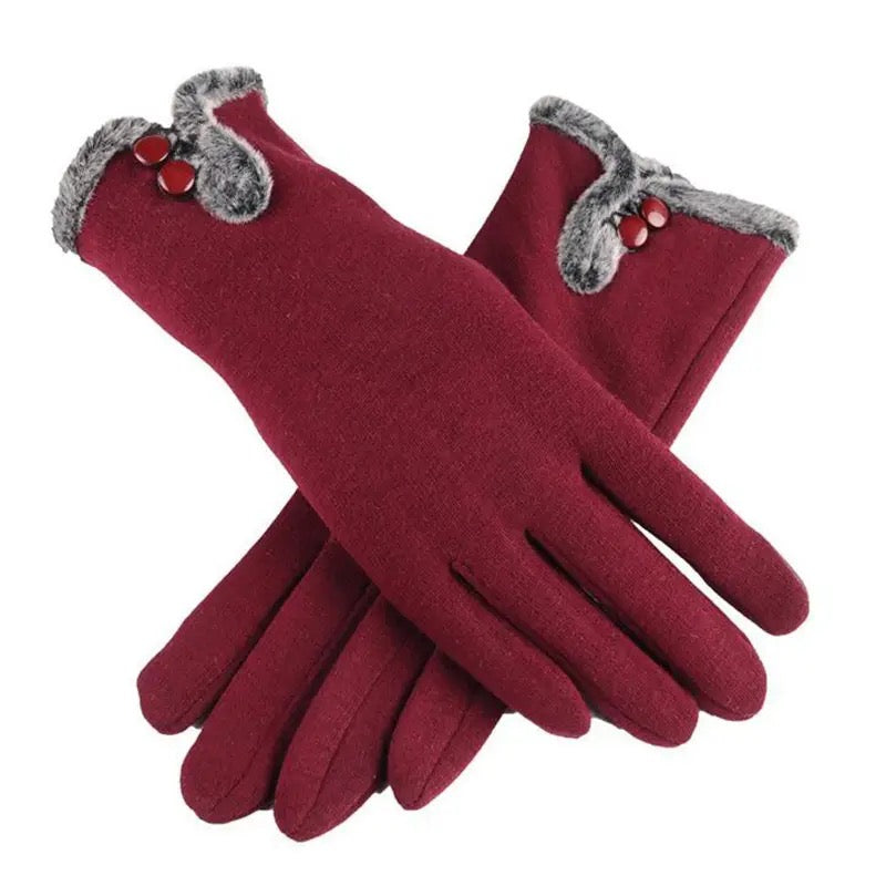 Women Touch Screen Winter Gloves Fleece Thick Warm Comfy Soft Fur Lined Thermal image 4