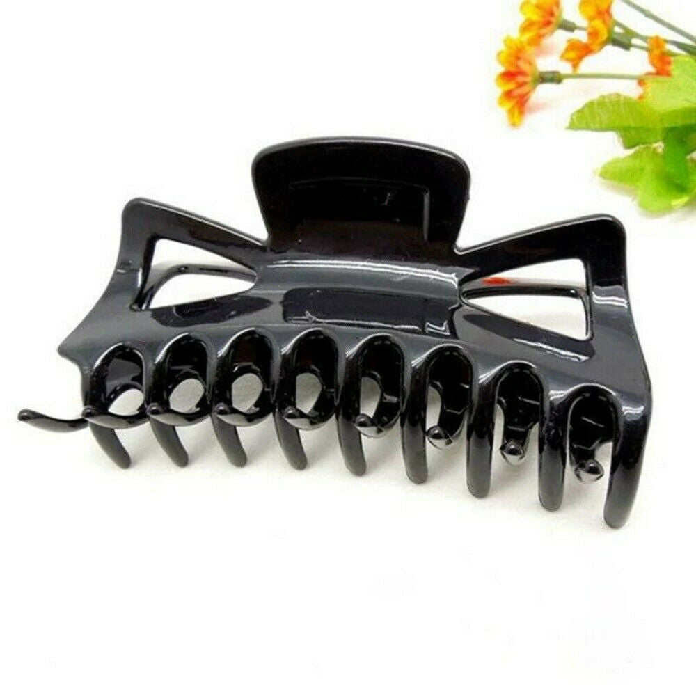 Womens Hair Clip Butterfly Black Hair Accessories Make Up Washing Hair Band Clip image 1