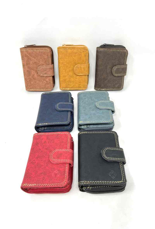 Ladies Leather Purse Coin Cash Card Wallet Organiser ID Pouch Clutch Bag Purse image 0