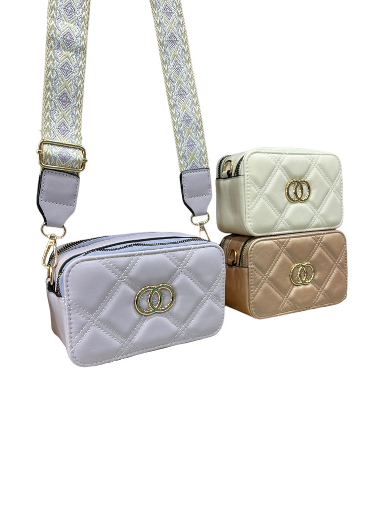 Ladies Bag Quilted Compact Design Fashionable Shoulder Purse Adjustable Strap image 2