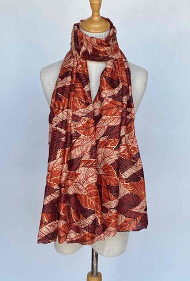 Leaf Printed scarf Womens Wrap Ladies Stole Women's Scarves Lightweight image 0