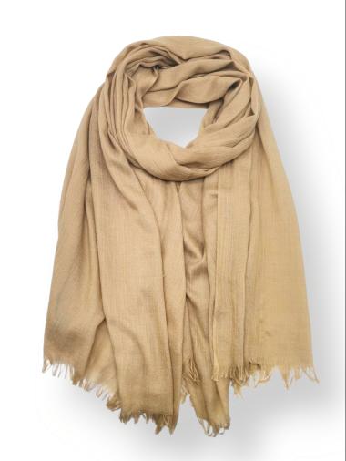Plain cotton and modal scarf image 1