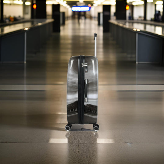 Set of 3 Reinforced ABS Suitcases Paris Luggage Collection Eiffel Tower Design image 1