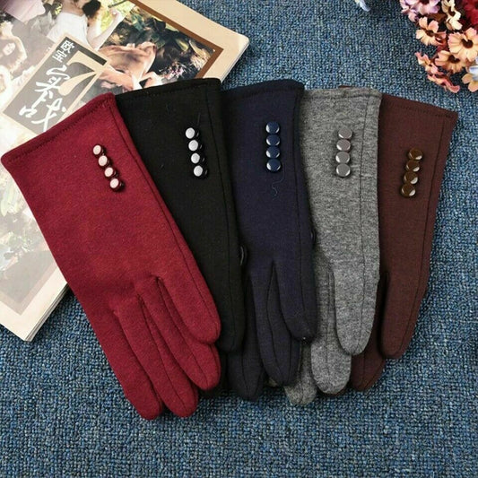 Womens Touch Screen Winter Gloves Fleece Thick Warm Comfy Soft Fur Lined Thermal image 0