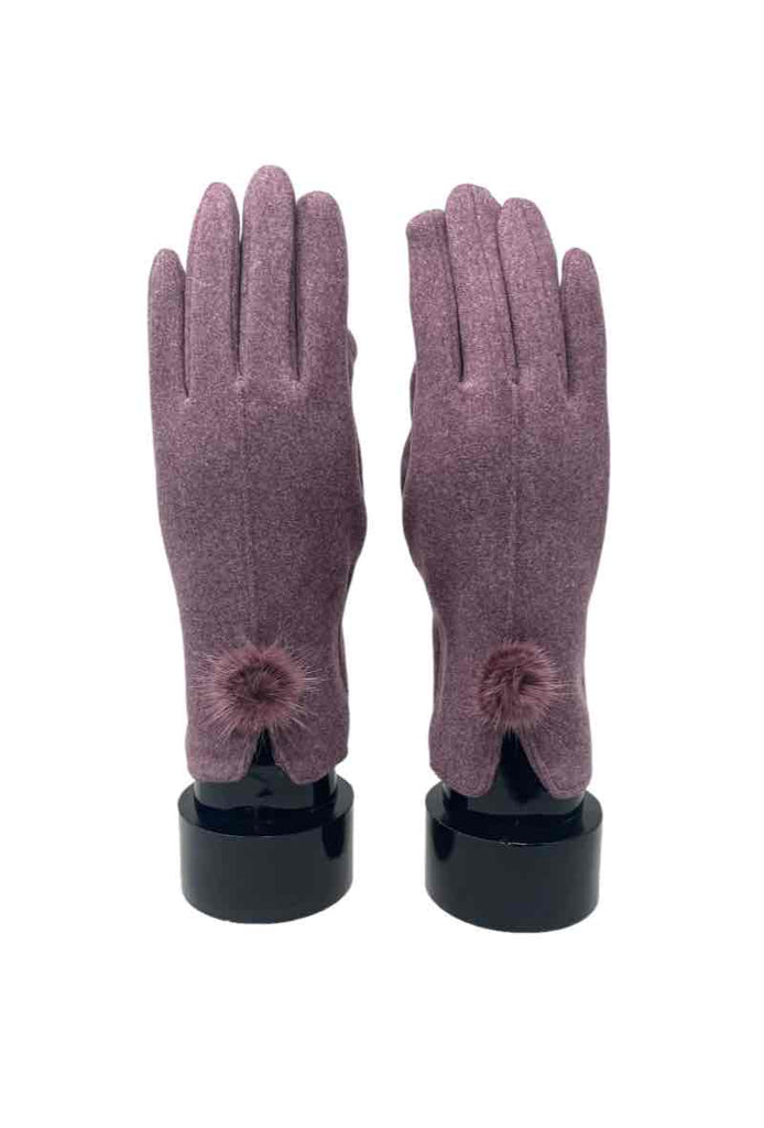 Women's Gloves Touch Screen Stylish Pompom Soft Winter Comfortable Warm Gloves image 0