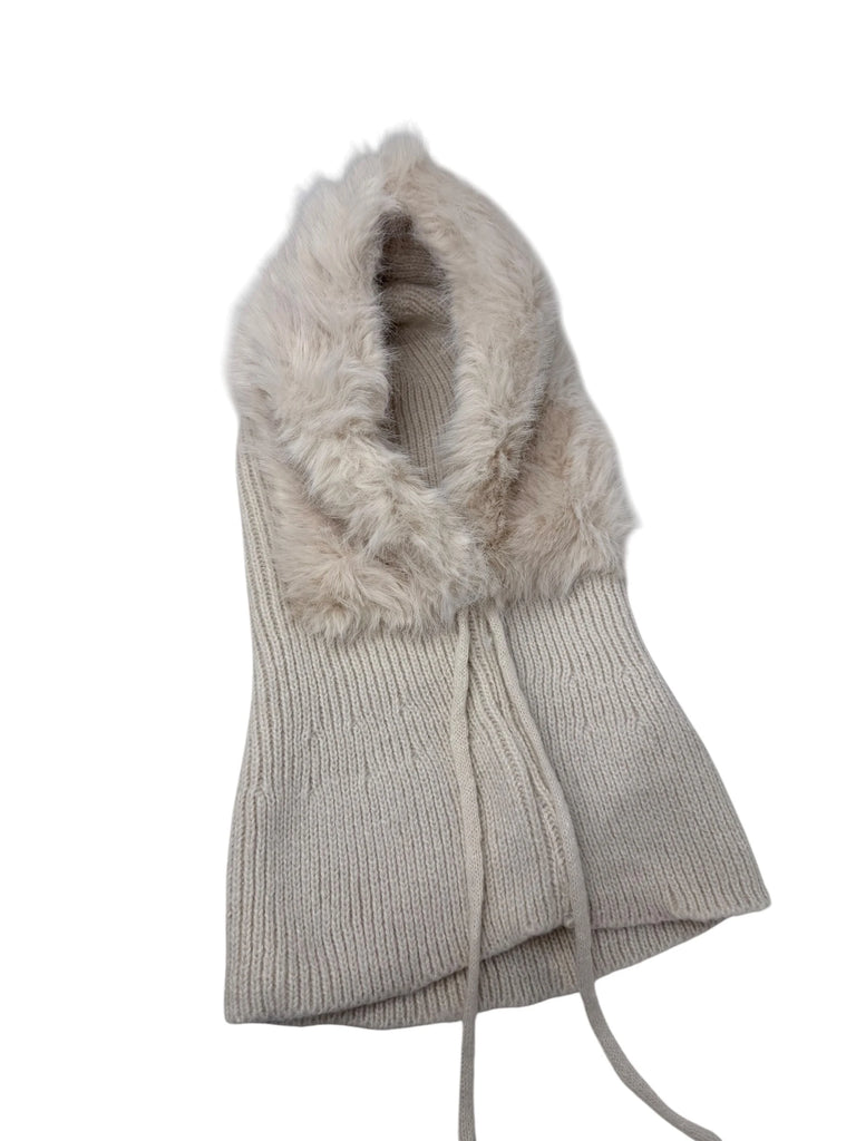Ladies Fur Balaclava  Warm Hood Hat