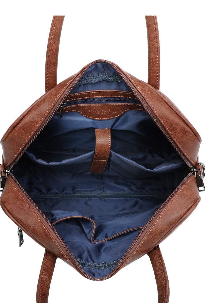 Unisex Laptop Bag Crossbody Organiser Office Work Soft Lightweight Handbag image 3