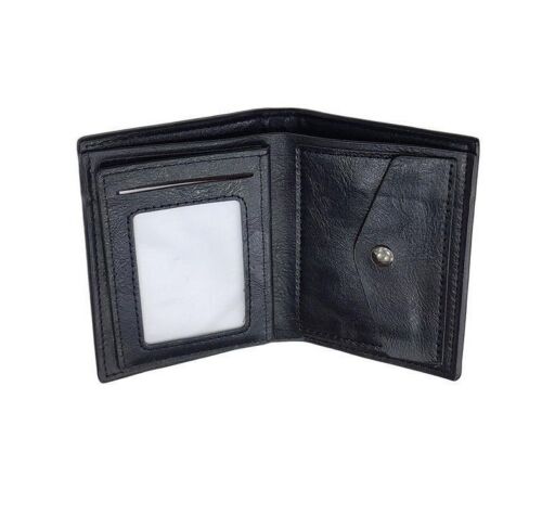 Men's Small PVC Flag Wallet Multi Pockets Card Cash Coin Holder Stylish Wallets image 2