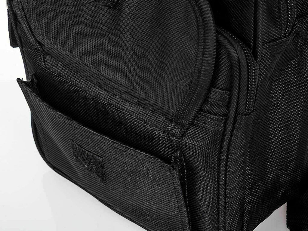 Ladies Mens Canvas Waterproof Work Satchel Utility Travel Holiday Gym Bag Black image 3