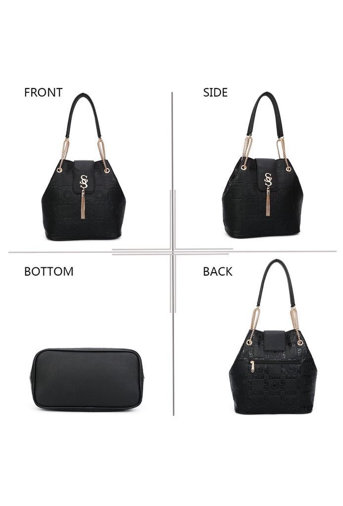Ladies Handbag Work Bag Women Designer Faux Leather Fashion Shoulder Tote Bag 👜 image 1