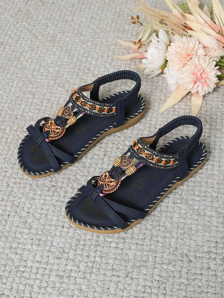 New Women's Sandals Bohemian Style Outdoor Soft Sole Beach Sandals Platform Lightweight Women Casual Shoes Flat Plus Size Sandal