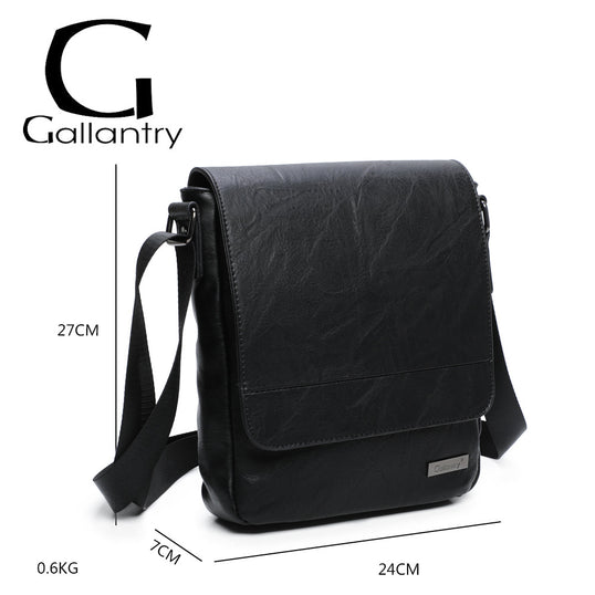 Unisex Leather Shoulder Bag image 1