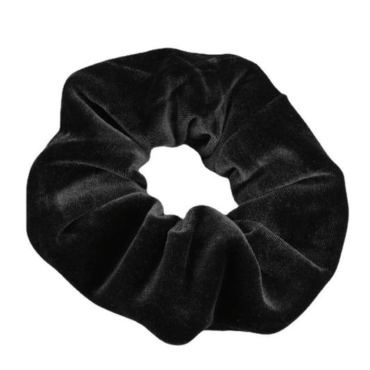 Womens Velvet Hair Elastic Band Ponytail Rubber Band Scrunchies Black Hair Band image 1
