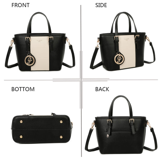 Ladies Handbag Work Bag Women Designer Faux Leather Fashion Shoulder Tote Bag 👜 image 1