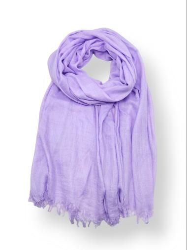 Plain cotton and modal scarf image 4