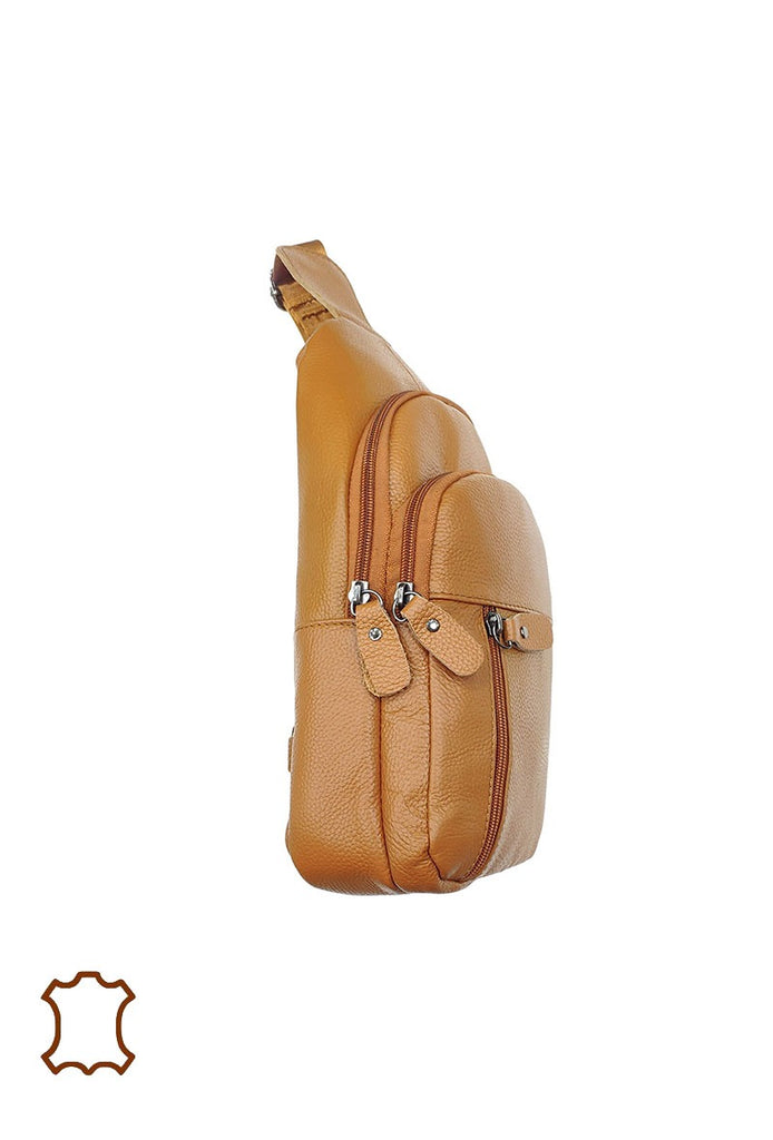 Women's Real Leather Bag Multi Pocket Lightweight Bag Stylish Travelling Pouch image 5