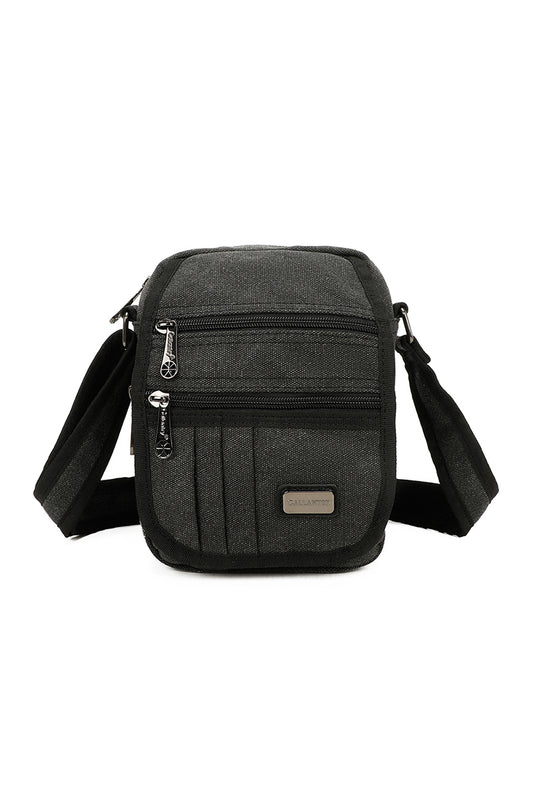 Men's Messenger Bag Cross Body Shoulder Utility Travel Work Bag Front Flap Bag image 0