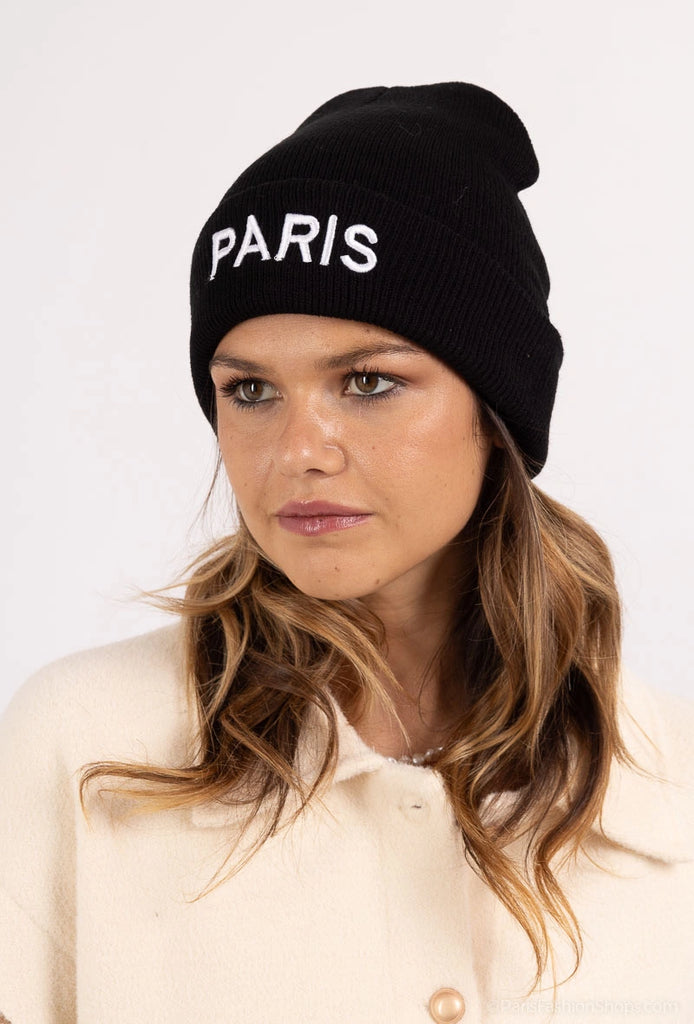 Winter Black Beanie image 0