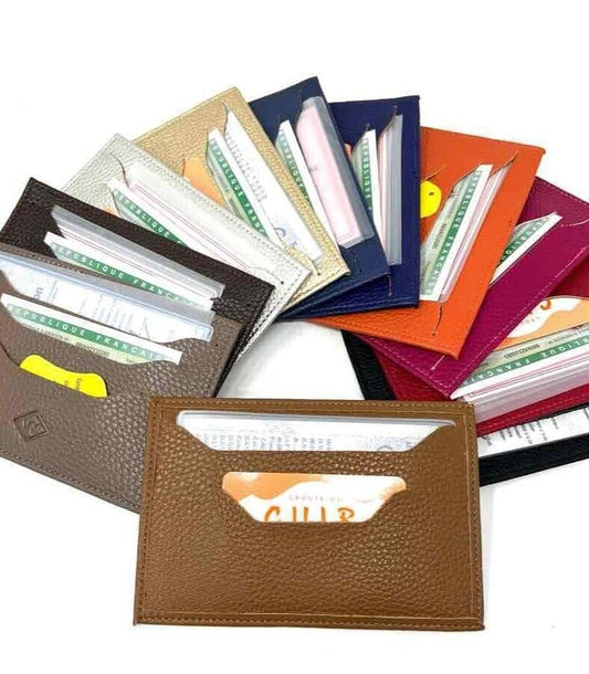 Leather Wallet ID Credit Card Wallets Slim Pocket Case Pouch Purse Card Wallets image 0