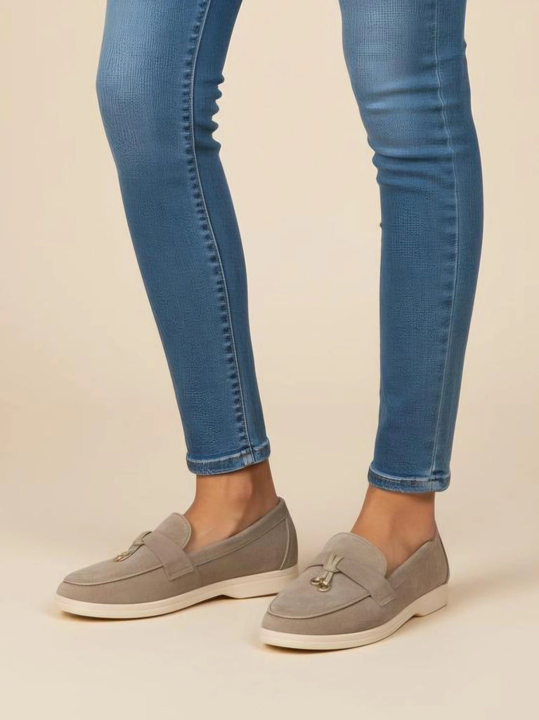 Womens Moccasins Taupe image 2