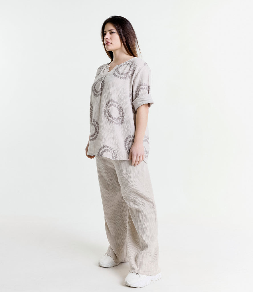 Ladies cotton top assorted colours Wholesale prices image 1