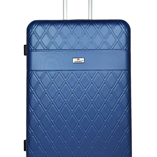 Set of 3 reinforced ABS suitcases cabin luggage travel bags lightweight 4 wheels image 1