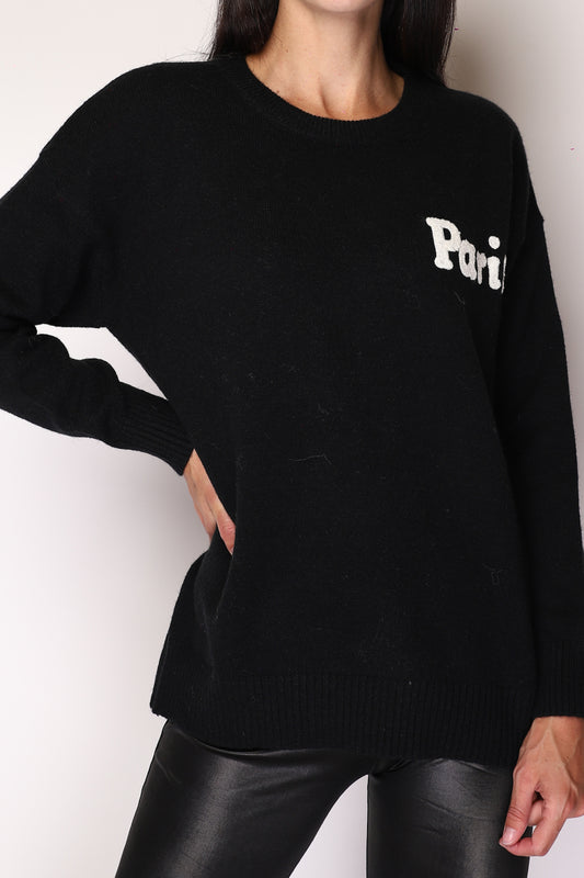 Ladies Plain Paris Stylish Winter Warm Sweater Paris Round Neck Tufted Sweater image 1