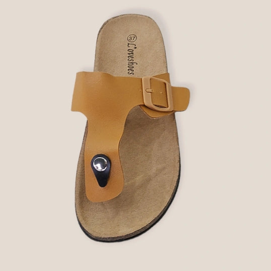 Ladies Mules Toe Post Sandals image 0