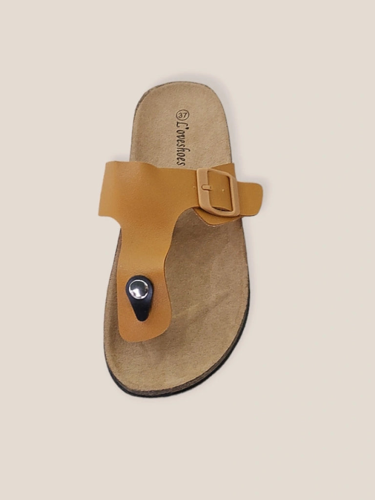 Ladies Mules Toe Post Sandals image 0