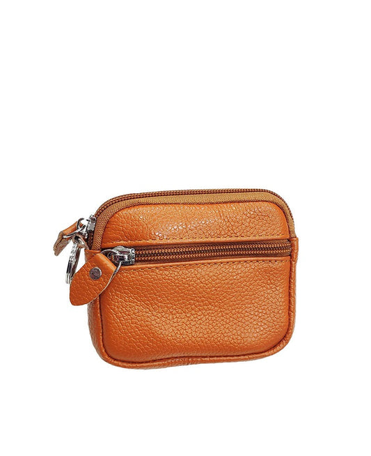 Leather square coin purse image 0