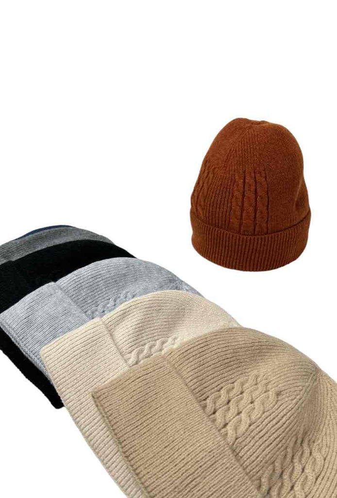 Unisex Hat Interior Fur Extra Warm Soft Winter Beanies Comfortable Cap image 3