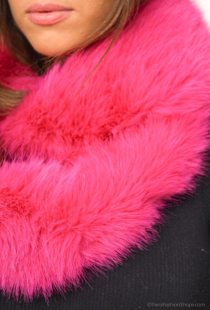 Women's Soft Collar Neck Warmer Warm Winter Party Outdoor Travel Neck Wrap image 2