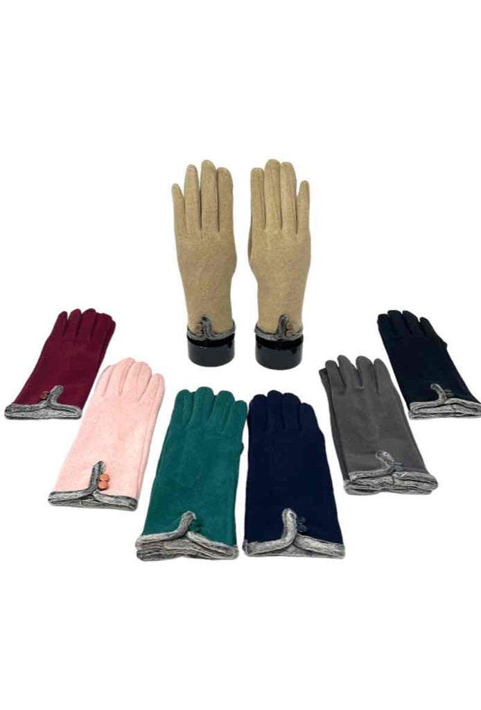 Women's Touch Screen Gloves Little Fur Warm Soft Glove Comfortable Winter Gloves image 4