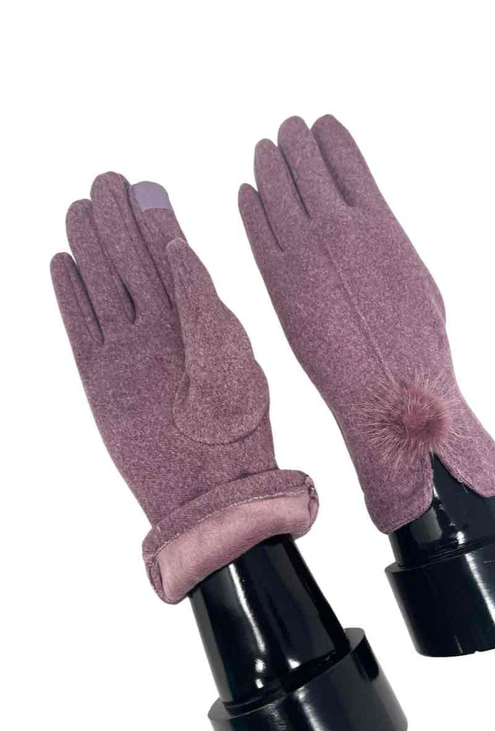 Women's Gloves Touch Screen Stylish Pompom Soft Winter Comfortable Warm Gloves image 3