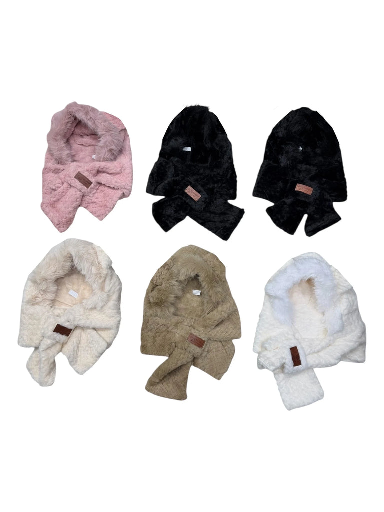 Hood with ears Balaclava Women Extra Warm Soft Lined image 2