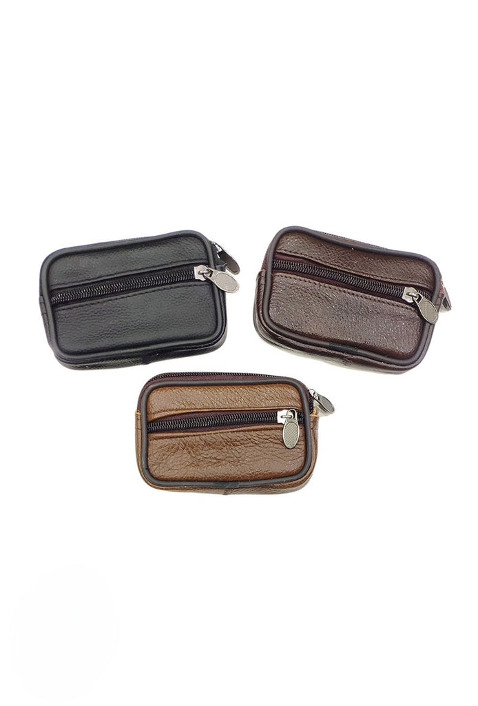 Small Leather Purse Belt Clip Pouch Coin Purse Travel Purse Wallet Purse Pouch image 0