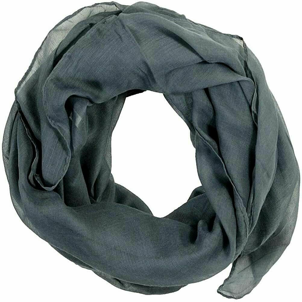Women Scarf Shawl Hijab Head Pashmina Wrap Arabic Plain Neck Lightweight Scarf image 4