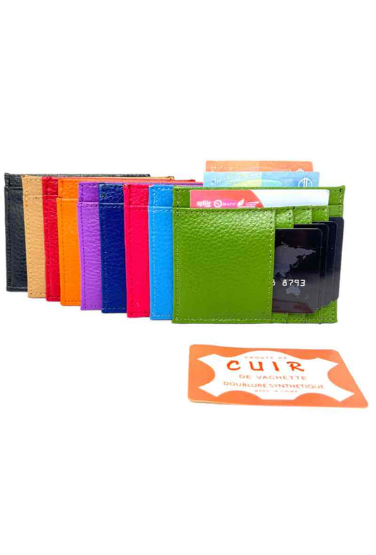 Unisex Credit Card Holder Leather Wallet Purse Card Cash Pouch 8 Compartments image 0