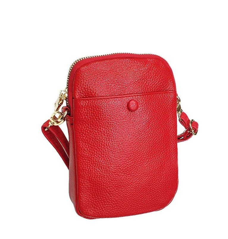 Unisex Soft Leather Waist Fanny Pack Mobile Phone Belt Coin Travel Holiday Pouch image 0