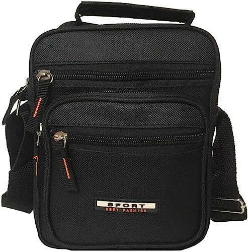 Unisex Messenger Bag Canvas Cross Body Shoulder Utility Travel Work Multi Pocket image 1