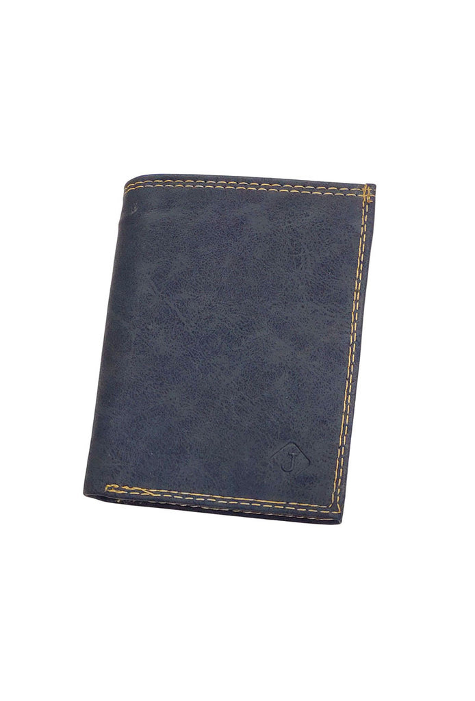 Mens Small Size I.D Card Nubuck Style Money Coin Organizer Black BI Wallet image 0