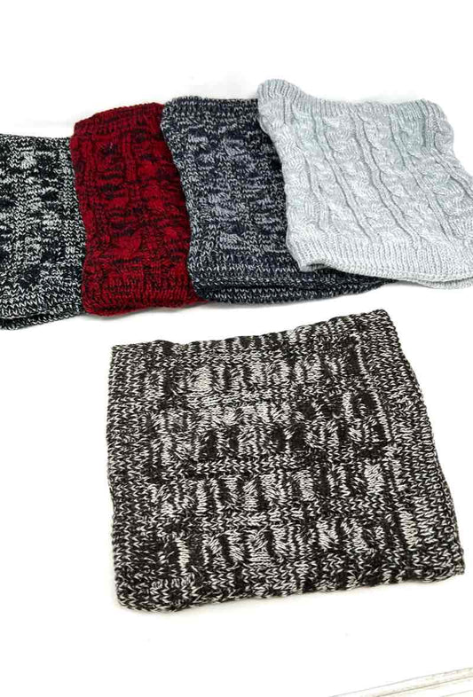 Women's Neck Warmer Mix Winter Scarf Fur Warmer Heated image 1