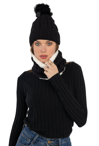 Women's Neck Warmer Extra Warm Soft Winter Stylish Comfortable Black Warmer image 0