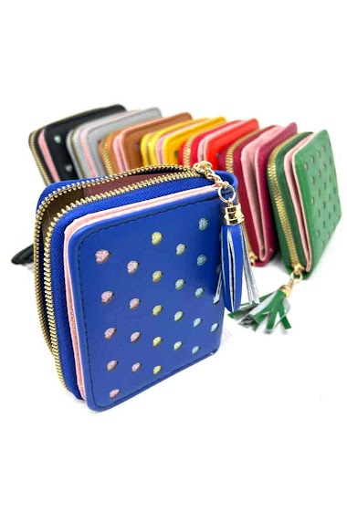 Woman Wallet Purse Multi colour travel purse Ladies soft leather organiser purse image 1
