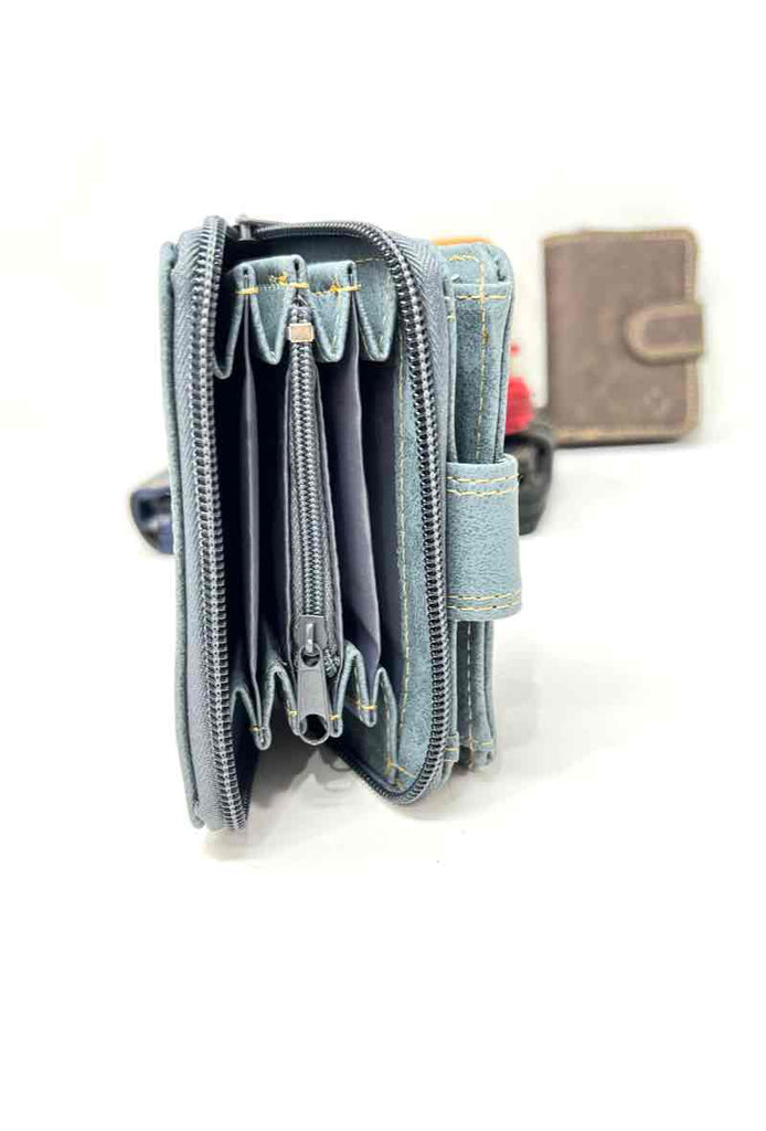 Ladies Leather Purse Coin Cash Card Wallet Organiser ID Pouch Clutch Bag Purse image 2