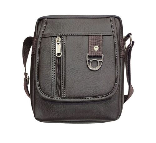 Men's Messenger Bag Travel Holiday Bag Shoulder Strap Stylish Flap Bag image 2